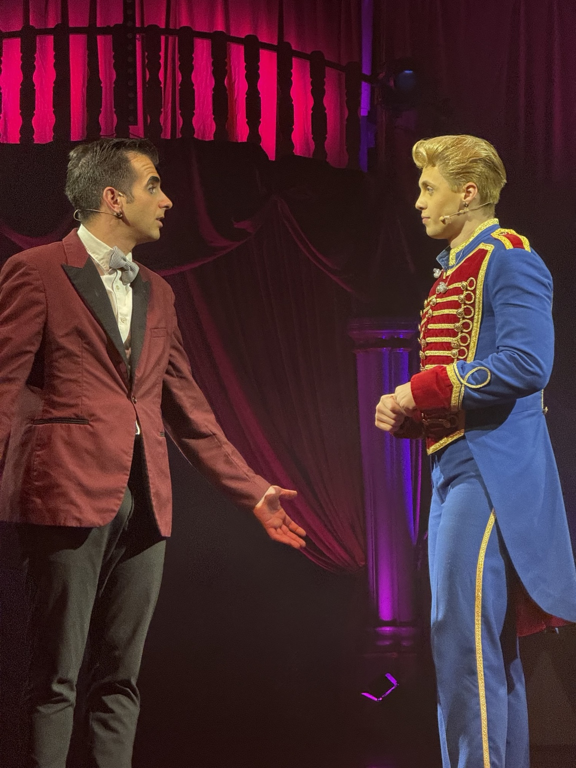 Kevin y Diogo en escena